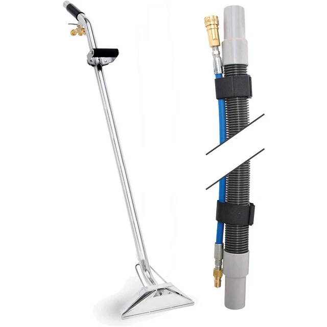 EDIC 2534ACK-500 12" Carpet Wand & 25' Vacuum Hose/Solution Line Assembly 500