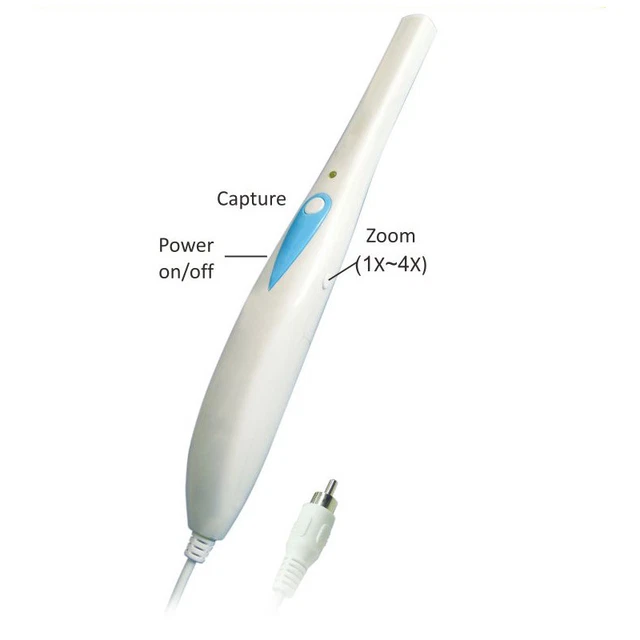 Dental Intra oral Camera 1.3Mega Pixels Video/RCA Rechargeable MD870 Home-Use