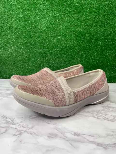 Bzees Lollipop Slip On Flats Shoes Pink Women's 8.5 Comfort