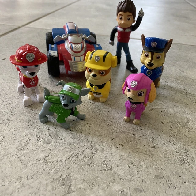 NICKELODEON TOY PAW Patrol Pup Buddies 2"-3" tall: Rubble, Marshall