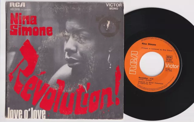 Nina Simone * Revolution * 1969 SOUL FUNK BOOGALOO MOD BLACK POWER 45 * Hören!