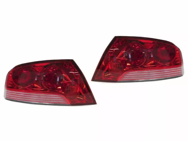 DEPO JDM Evo 7 OE-Style Red/Clear Tail Light For 03-06 Mitsubishi Lancer Evo 8/9