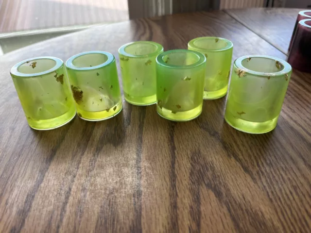 Shot Glasses Resin Handmade 2 Piece Set