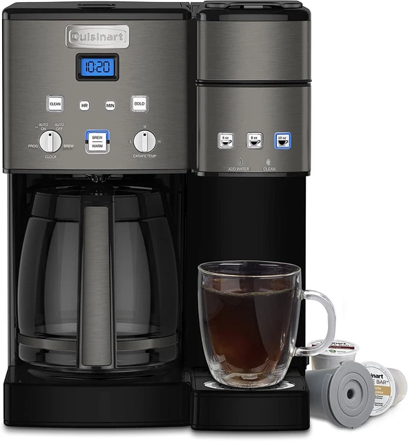 Cuisinart Coffee Center 12 Cup Coffeemaker And Single-Serve Brewer Cuisinart Coffee Center 12 Cup Coffeemaker And Single-Serve Brewer