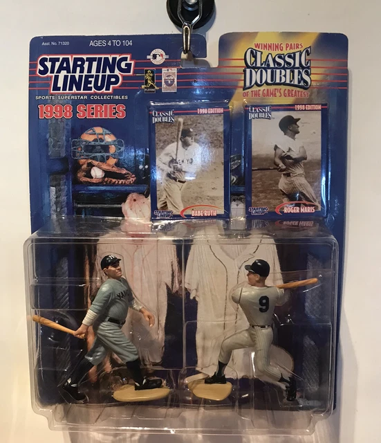 Starting Lineup Figures 1998 Winning Pairs Classic Doubles Babe Ruth Roger Maris