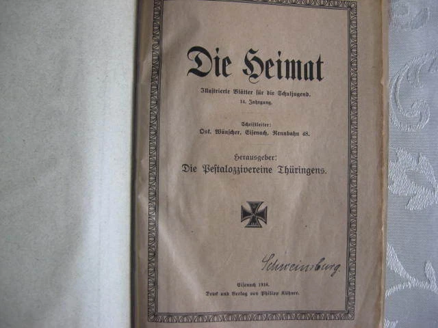 DIE HEIMAT - Illustrierte Blätter für die Schuljugend - 14 Jahrgang -1915 / 1916