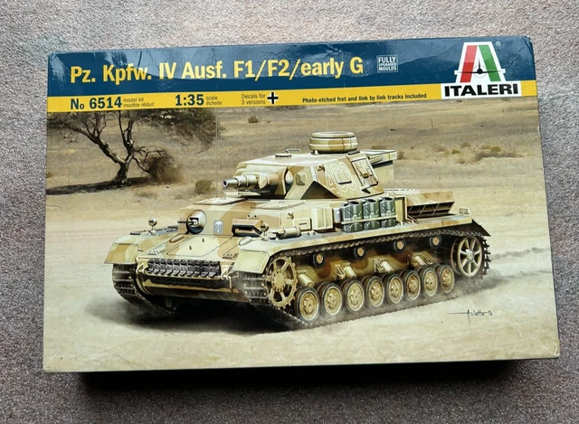 Maquette char : Panzer IV F1/F2/G Afrika Korps - Italeri