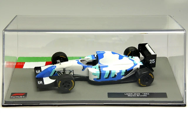 Spark Ligier JS39 F1 1993 – Martin Brundle GP Afrique Du Sud – Échelle 1/43 – Miniature De Collection