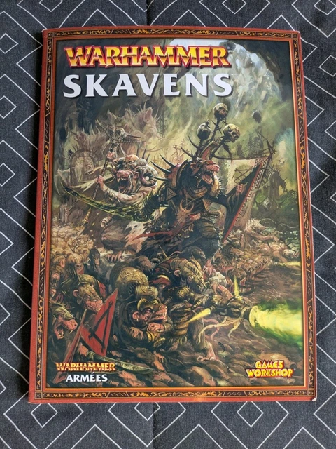 WARHAMMER - LIVRE d'Armée Skavens V7 (2009) - FR - TBE EUR 60,00 - FR