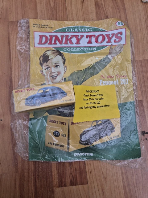 Dinky Toys France Peugeot 203 Réf. 24 R – Petite Lunette Arrière, 1951, Bon état