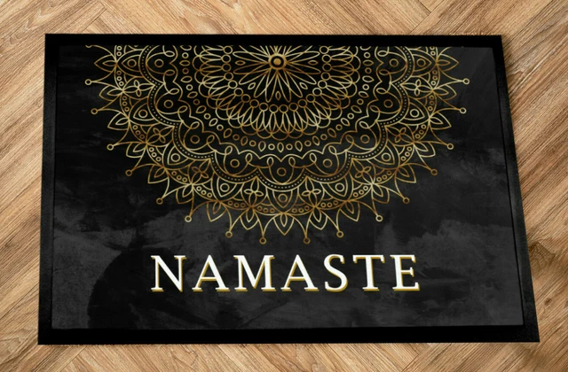 Tapis De Méditation Navaris - 200x80 Cm - Grand Tapis De Relaxation Nomade
