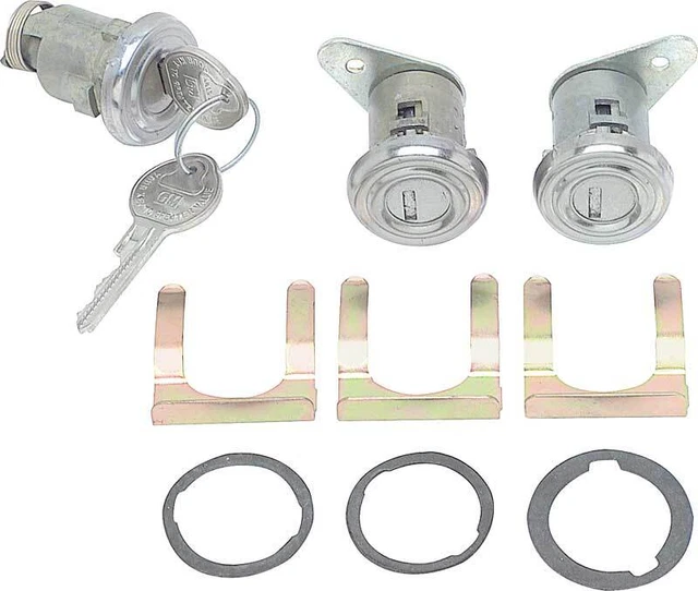 1955-58 & 61-64 Full Size Chevrolet Door/Trunk Lock Set With Original Style