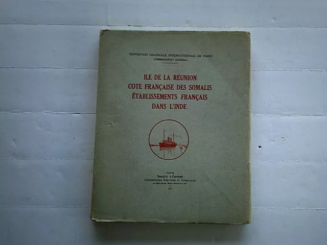 Ile De La Reunion Cote Francaise Des Somalis Etablissements Francais L'inde 1931