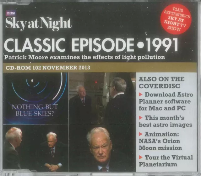 BBC Sky At Night Cd-Rom, Classique Episode 1991, #102 Novembre 2013, Windows,