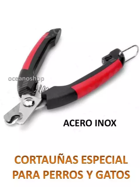 CORTAUÑAS PARA PERRO GATO MASCOTA CONEJO HURON CORTA UÑAS de acero inoxidable