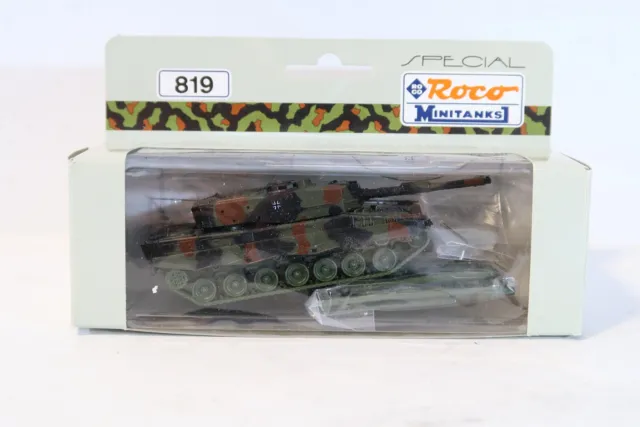 Roco Minitanks 1:87 / H0 819 Panzer Leopard 2 A4 Bundeswehr unbespielt OVP/PA135