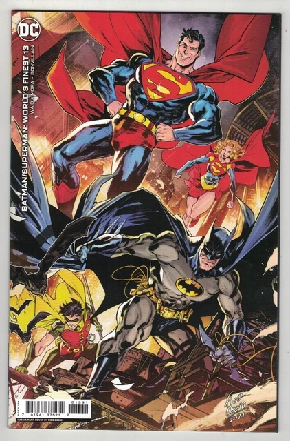 Batman/Superman: Worlds Finest #13 - Fico Ossio Variant Cover - Dc/2023 - 1/25
