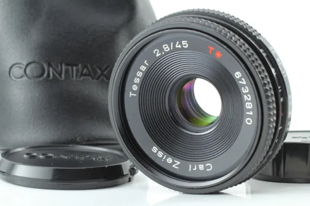 [Near Mint] Contax Carl Zeiss Tessar T* 45mm f/2.8 MMJ MF Pancake Lens Japan