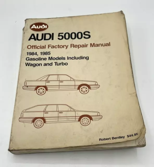 1984 1985 AUDI 5000S Gas Models Turbo Wagon Factory Service Repair Manual