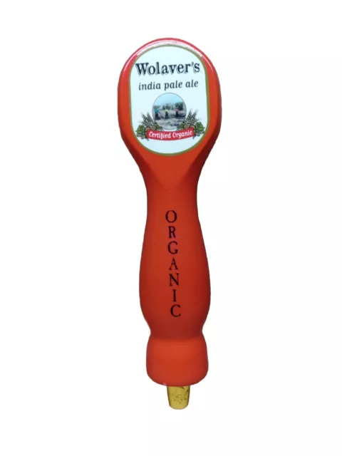 WOLAVERS BREWING Co India Pale Ale Vermont Certified Organic IPA Beer Tap Handle