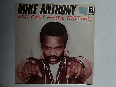 Vynim 45 tours  Why can't we live together Mike Anthony 
