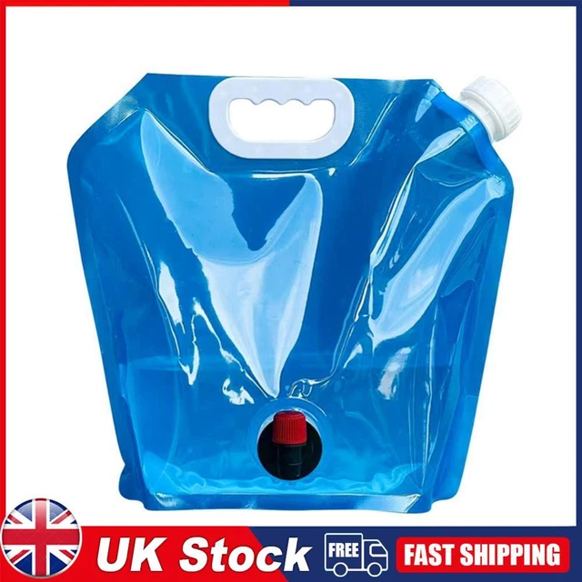 Camping Folding Water Bag No Leakage Water Container with Faucet Pouch (5L)
