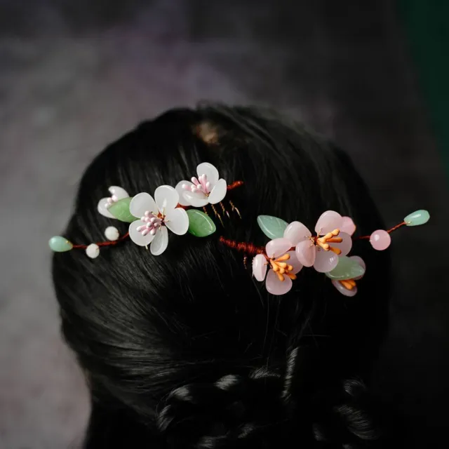 Chinese Retro Hair Comb Girl Ancient Ornament Headdress Cheongsam Jewelry Hanfu