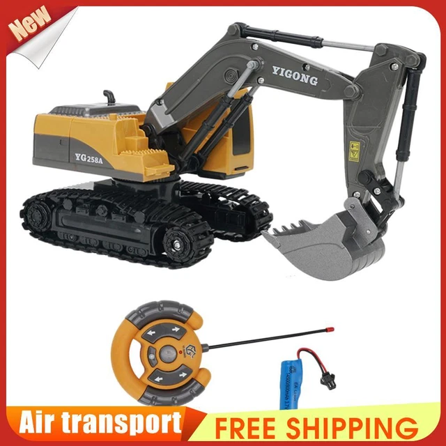 Remote Control Engineering Car Electric Vehicle 1/24 6 Channels RC Excavator Toy