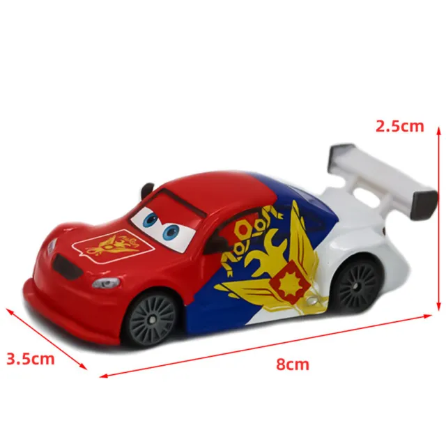 Lot Loose McQueen Model Car National Racer Series Kids Film Disney Pixar Cars