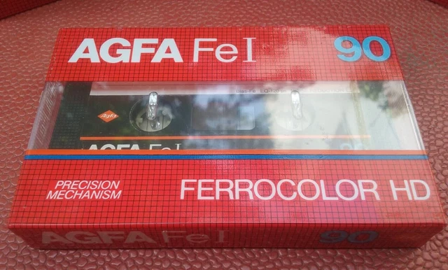 Ancienne Cassette K7 Enregistrement Agfa F-DXI 9 Ferro Neuve