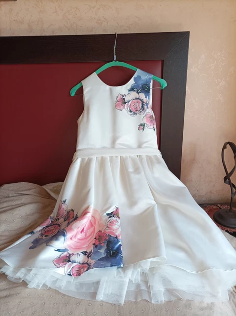 Abito Cerimonia Bambina Sarabanda con coprispalle pari al nuovo