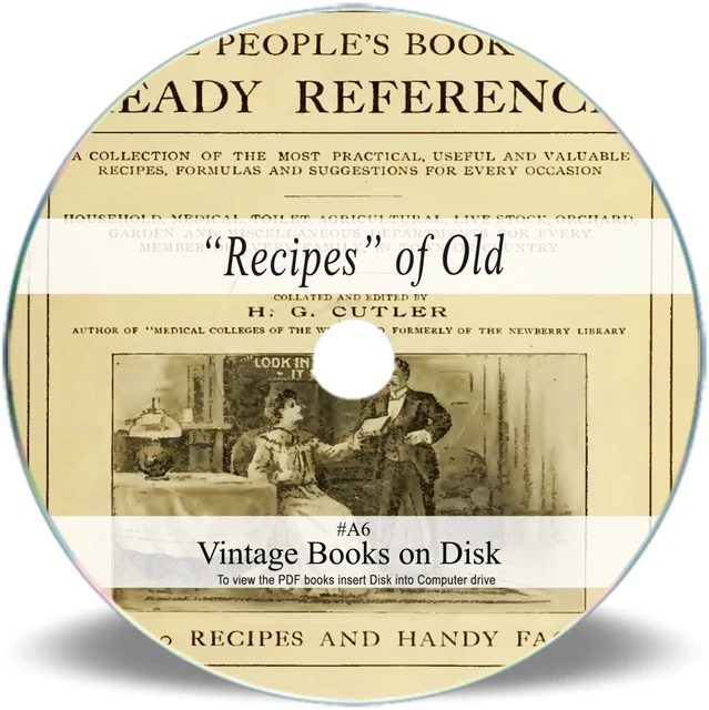 200 VINTAGE RECIPE Books On Dvd Formulas Cookery Pharmacy Medicine Cure 200 VINTAGE RECIPE Books On Dvd Formulas Cookery Pharmacy Medicine Cure