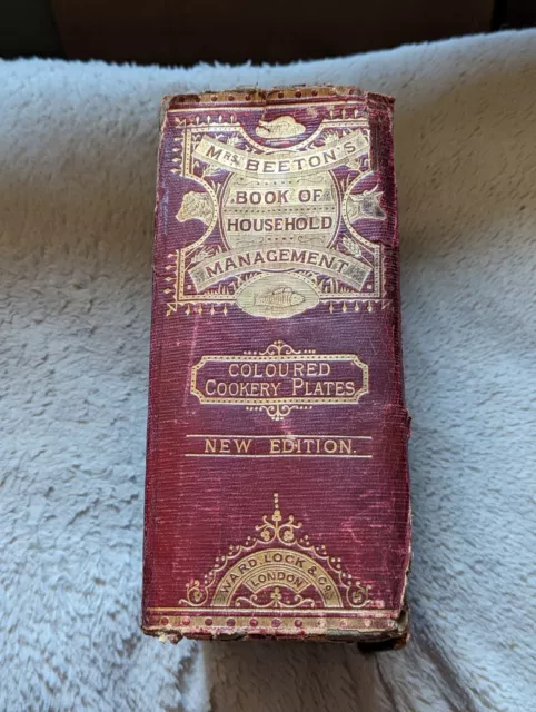 Mrs Beeton’s Book of Household Management, New Edition 1891 with Coloured Plates