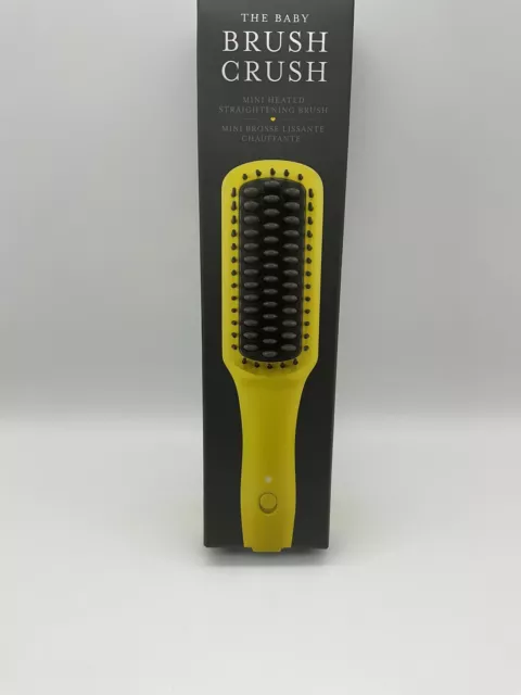 Drybar The Baby Brush Crush Heated Straightening Iron/Paddle Brush