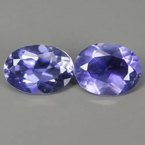 ★★ RARE !! 2 JOLIE IOLITE VIOLETTE : 0,91 CARAT  ★★ refp16.186