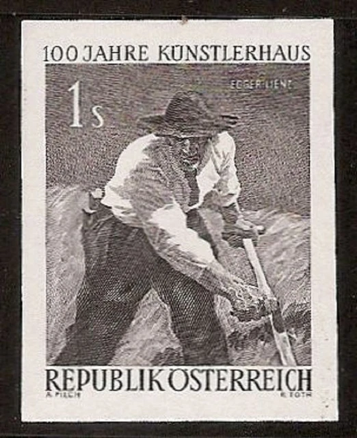 s1252) Österreich MiNr 1087 P U ** KW 750 € - Bergmäher ANK 1129 PU KW 700 Euro