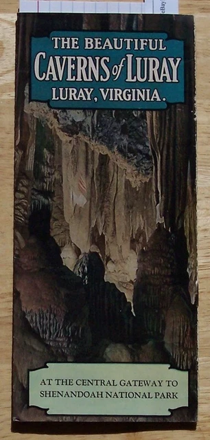 The Beautiful Caverns of Luray Virginia 1929 tourist promo caves Shenandoah Park