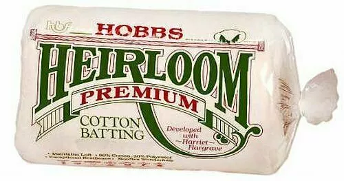 Hobbs Heirloom Premium Cotton Batting/Wadding Crib Size (45" x 60")