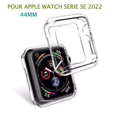 Coque protection transparent souple silicone gel apple watch série SE 2022 44MM