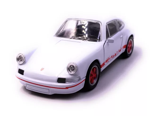 Porsche Carrera RS Auto Sportive Modellino Rosso Bianco Scala 1:3 4 (Licenza)