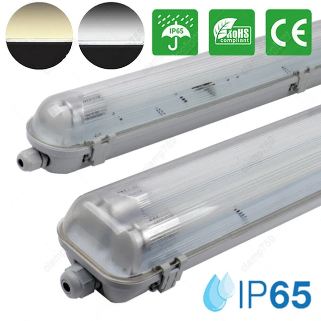Bioledex Dolta Feuchtraumleuchte Für 60 Cm LED-Röhre – IP66, 662 X 95 X 111 Mm, Für Nassräume & Feuchträume (ohne Leuchtmittel)