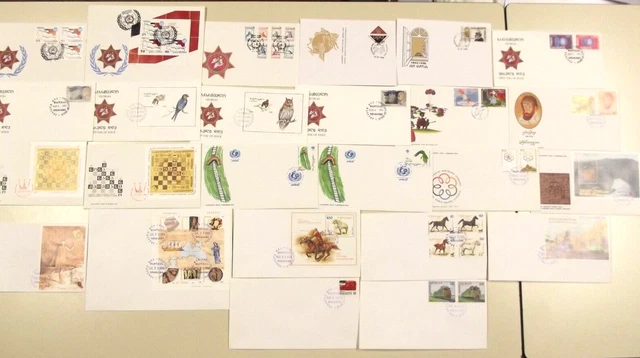 Georgien Lot FDC aus 1993 - 1998  (2529 )