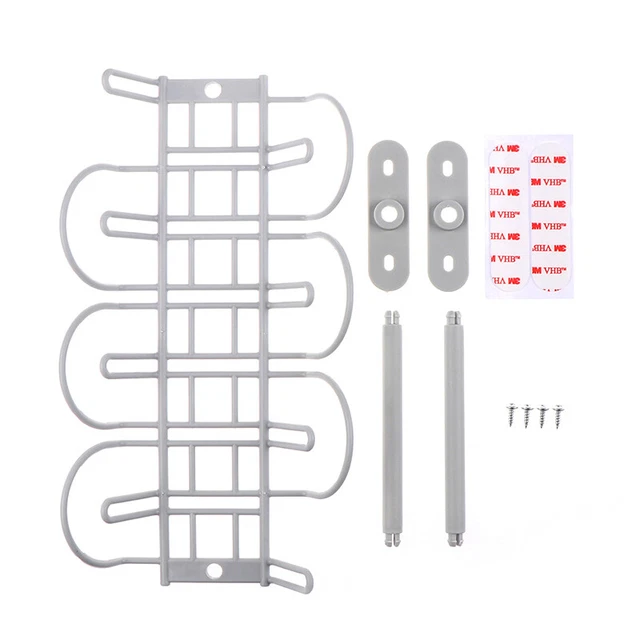 Socket Storage Rack Plug Holder Table Bottom Power Cable Wire Organizer Adhes Pe