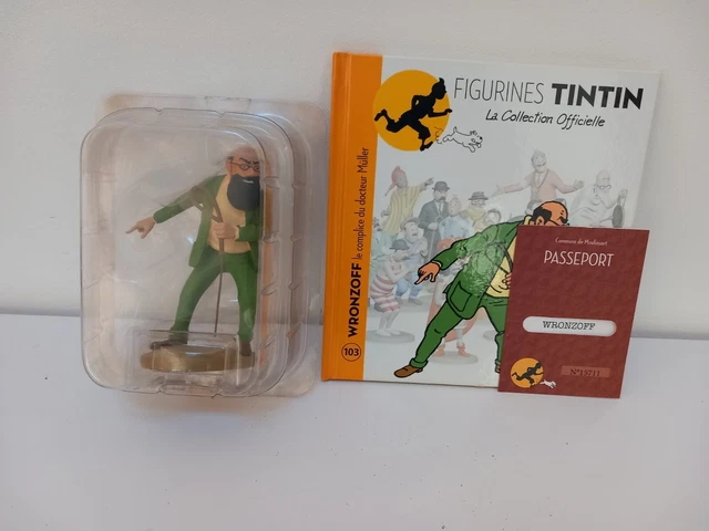 Figurine Tintin – Collection Officielle – N°103 Wronzoff – Résine