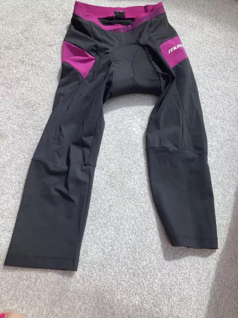 LADIES CYCLING LEGGINGS Muddy fox Size 8, 3/4 Length £5.00