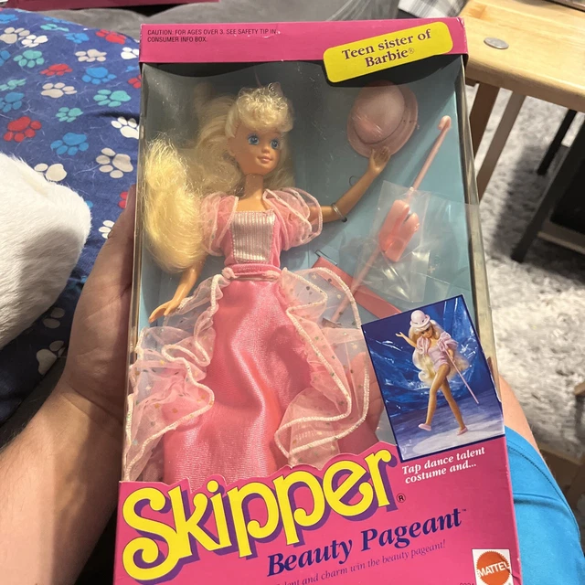 Vintage Barbie SKIPPER Beauty Pageant Doll Teen Sister of Barbie #9324 NIB 1991