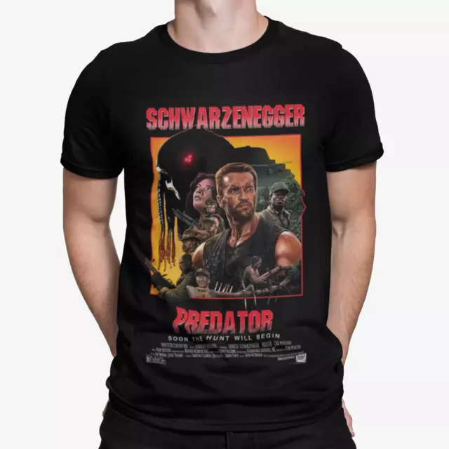 Predator Soon The Hunt Will Begin Sci Fi Horror Movie T Shirt