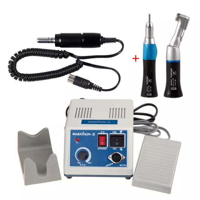 Dentaire Marathon Electric Micromotor Polisher / Straight Contra Angle Handpiece