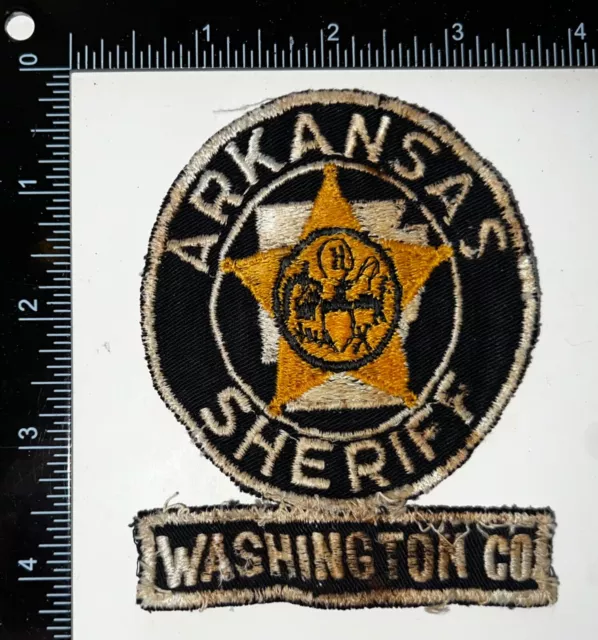 VINTAGE OBSOLETE Arkansas AR Washington County Sheriff Patch