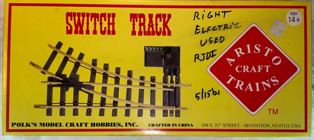 🚂 G Scale Aristocraft Trains 11205 Switch Right Remote Control. No Accessories!